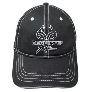 Paramount Outdoors Baseball Cap Black White OS Slideback Realtree Xtra Logo Hat